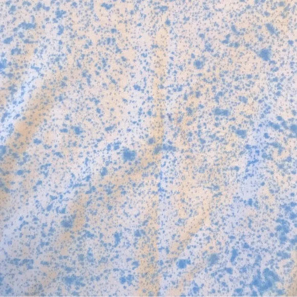 Vintage y2k Embellished Crewneck Sweatshirt Adult Size XL Blue White Butterfly - Picture 8 of 9